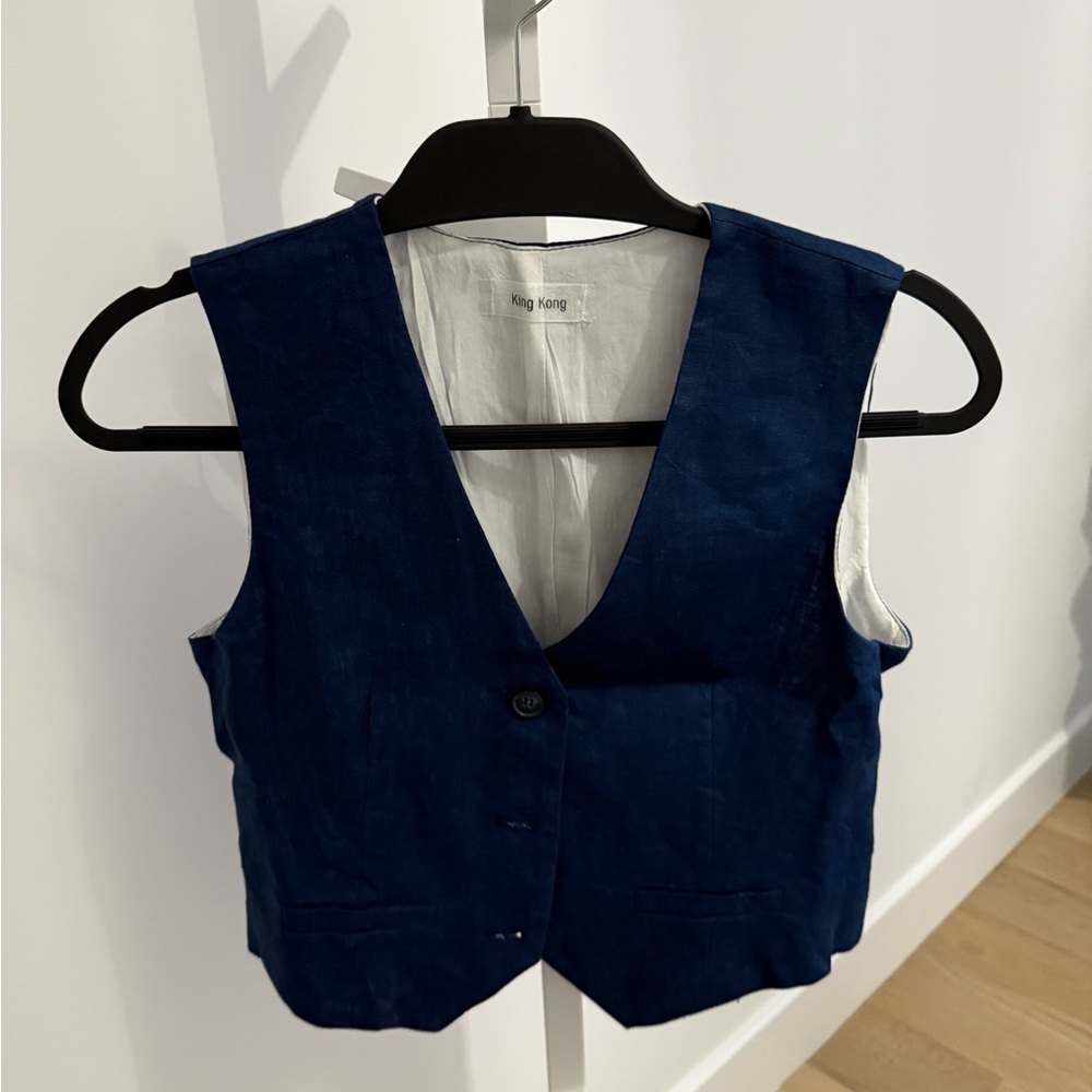 Women's Blue Vest